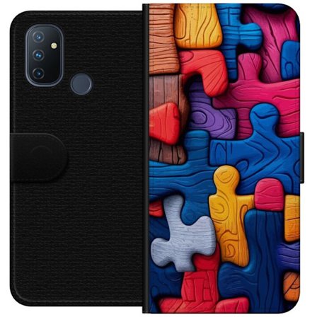 Yhteensopiva Lompakkokotelo OnePlus OnePlus Nord N100 Leikkisä kuvitus Stitchin kanssa vaaleanpunaisissa omenoissa pehmeässä pastellidesignissa, jo