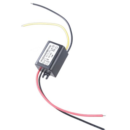Nedtrappingsomformermodul 12V til 5V 3A regulator for 5V klokke termometer