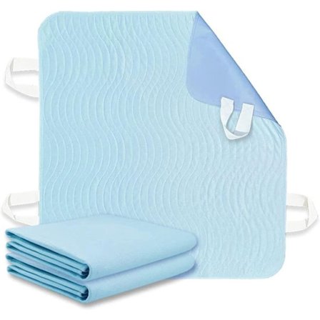 ING Vattentätt underlägg 86x91cm – Tvättbart skyddsunderlägg – 4-lagers konstruktion – Polyesterfiber + TPU