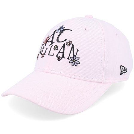 New Era - Football Rosa Adjustable Cap - Kids AC Milan 9FORTY Pink Adjustable @ Hatstore