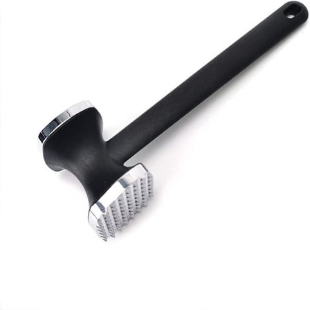 Rustfrit Stål Kødmørner, Dobbeltsidet Kødhammer til Bøf, Kylling, Svinekød, Tåler Opvaskemaskine -