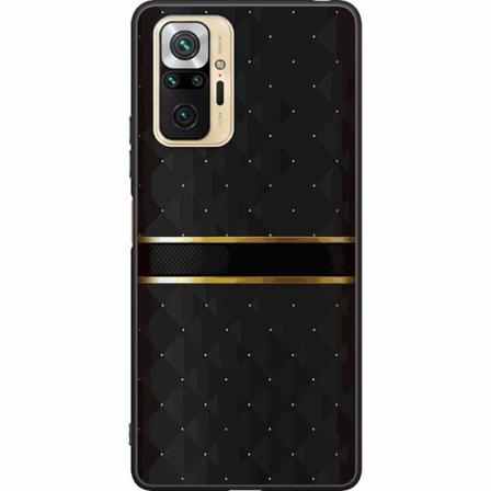 Xiaomi Redmi Note 10 Pro Svart Skal Golden Stripes