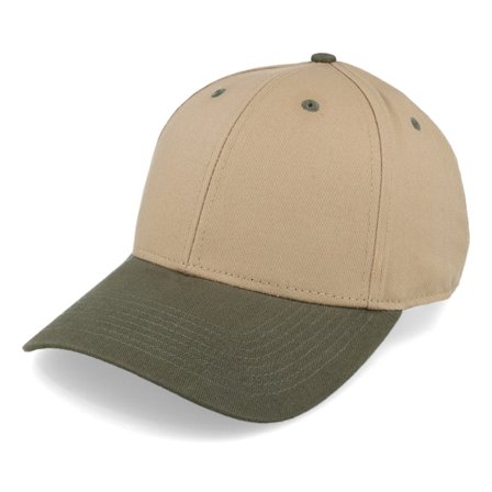 Equip - Blank Khaki/Olive Adjustable Adjustable Beige Cap - @ Hatstore