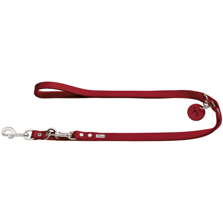 HUNTER T-Leash 16/200 Leather Red