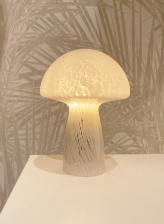 Mushi bordlampe H28 - hvit