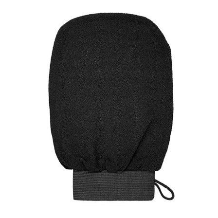 Svart Hammam skrubbhandske, magisk handske för exfoliering