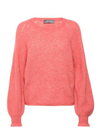 Talli Ls Knit Pullover Korall MOS MOSH