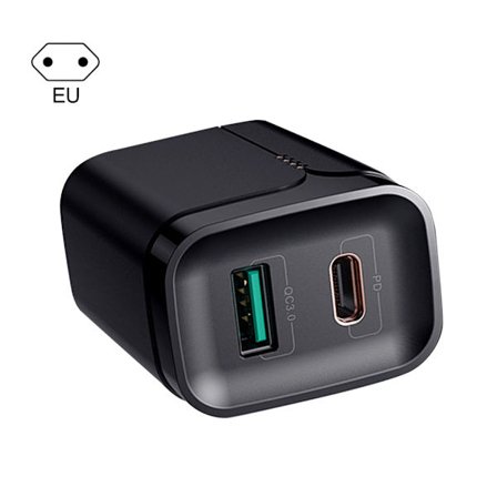 QC3.0 Väggladdare Snabbladdning Block Väggkontakt USB Power Smart Travel Pd Laddare 18w Snabbladdning USB Laddare