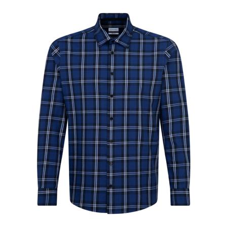 Seidensticker Casual Shirts , Blauw , Heren , Maat: 6XL