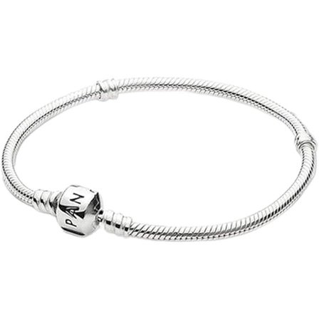 Äkta Sterling Silver Ormkedja DIY Charm Pandora Armband för Kvinnor Present Silversmycken