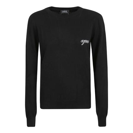 A.p.c. Round-neck Strik Sort, Dame Striktrøjer