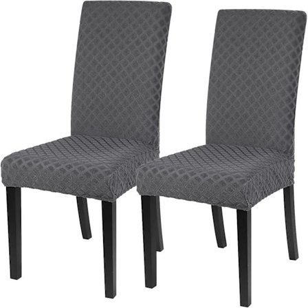 2-pack stolsöverdrag för matstolar, Parsons superfit stretchiga stolsöverdrag avtagbara och tvättbara köksstolsöverdrag för matsal hotellceremoni