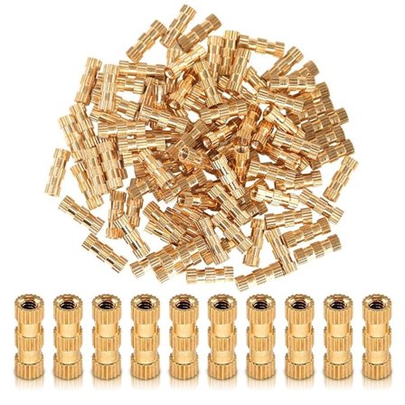 100 Stk Gevindindsats Indstøbningsmøtrikker Møtrikindsats Sortiment