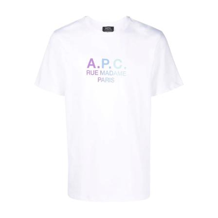 A.p.c. - T-shirts - Vit - Herr - Storlek: M, Herr, Storlek: M