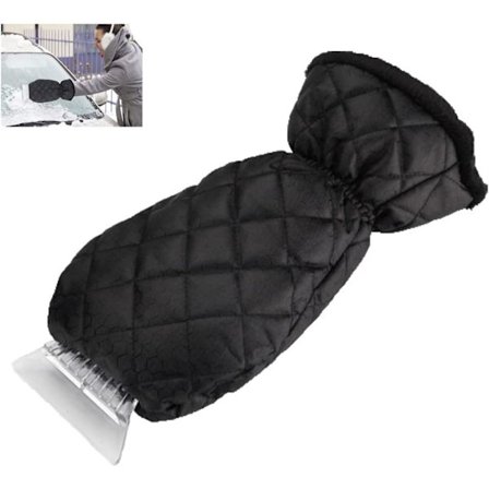 Plastbilsisskrapa med vante för snö till bilvindruta fönster isskrapa med halkfritt handtag