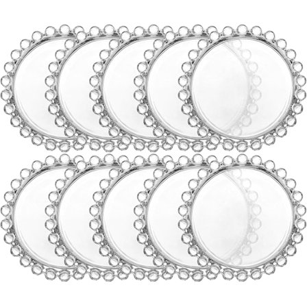 Glasunderlägg Set om 10 - 9,5x9,5cm Absorberande och Hållbara - För Köksbänkar Matbord Vardagsrum Uteplats