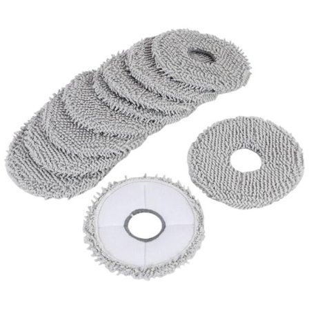 10-pak moppeklude til L10s Ultra/L10s Pro Ultra/L20 Ultra Heat/til X10+ robotstøvsuger, vaskbare