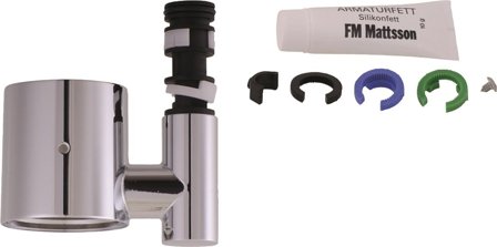 FM Mattsson 5978-2000 Piphylsa med stoppskruv, Badrum