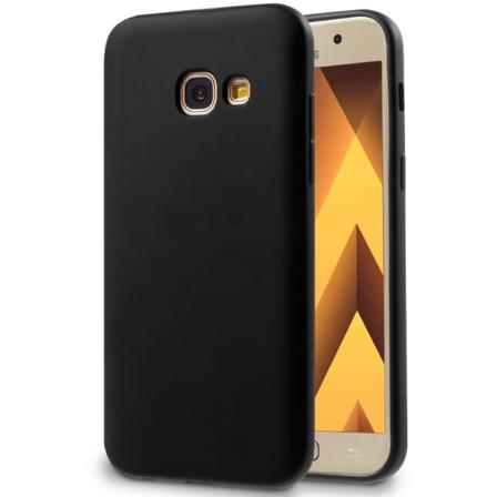 Mjukt Tunnt Mobilskal För Samsung Galaxy A7 (2017) Lätt Stötsäke Svart