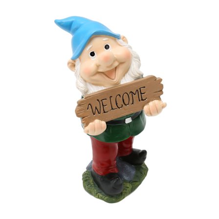 Tervetuloa Tonttu Patsas Elävät Yksityiskohdat Herkkä Ihana Tonttu Patsas Ulkotilojen Pihan Koristeluun