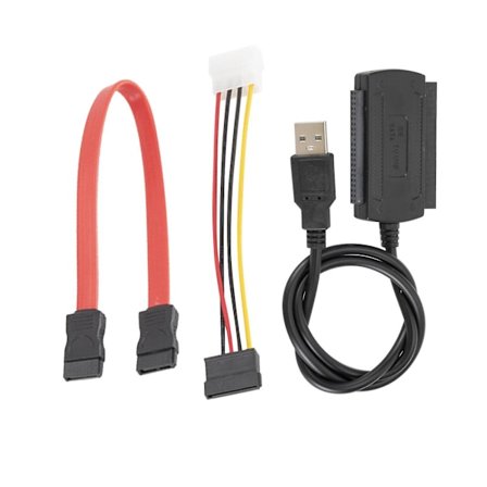 Ny Sata / Pata/ide till Usb 2.0-omvandlarkabeladapter för 2,5" 3,5" hårddisk