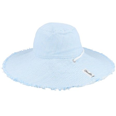 Headster - Blå sunhat Hatt - Kids Bali Foamy Green Oversized Brim Hat @ Hatstore