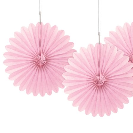 Hängande Dekorationsrosetter Ljusrosa