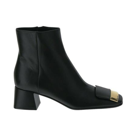 Sergio Rossi Laarzen , Zwart , Dames , Maat: 40 EU High heels