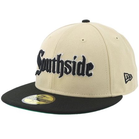 New Era - MLB Beige fitted Keps - Hatstore Exclusive x Chicago White Sox 59FIFTY Chrome/Black Fitted @ Hatstore