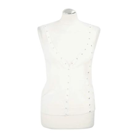 Armani Pre-owned Pre-ownedTygtoppar vit, Dam, Dam, Storlek: L