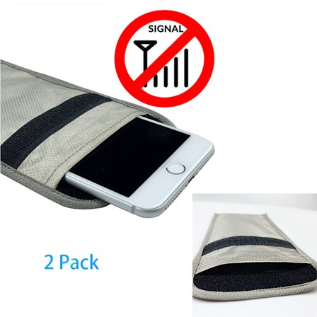 2 stk gravide kvinner strålingsbeskyttelse mobiltelefonpose beskyttelse mobiltelefondeksel isolasjon telefon p