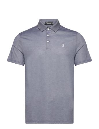 Tailored Fit Performance Mesh Polo Shirt Sport Knitwear Short Sleeve Knitted Polos Navy Ralph Lauren Golf