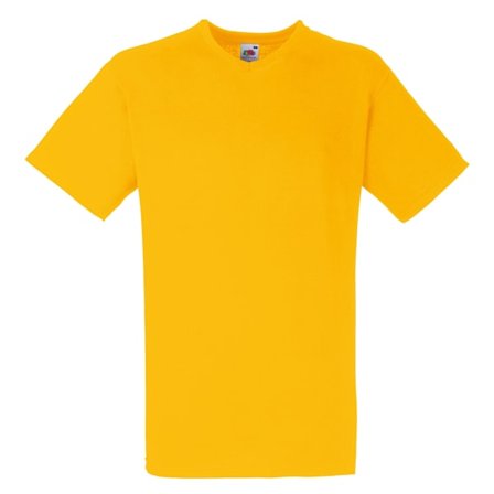Fruit Of The Loom Mens Valueweight V-Neck, Kortärmad T-shirt