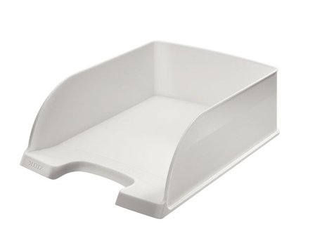 Leitz Brevkorg Jumbo Plus vit - Lyreco - Kontorsmaterial - Till skrivbordet - Brevkorgar
