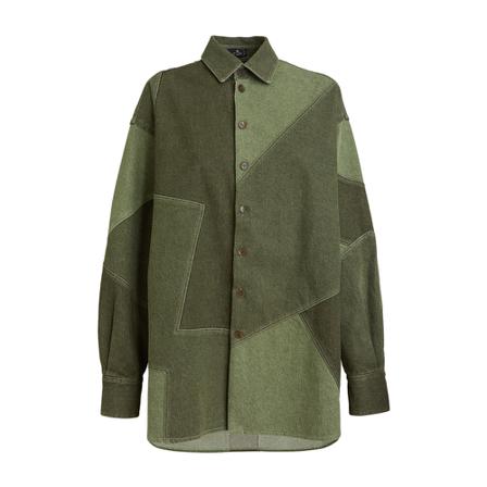 Etro, Casual Shirts Zielony, Kobieta, Rozmiar: M