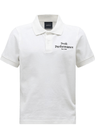 Peak Performance Jr Original Polo Skjortor & blusar Unisex Vit 130