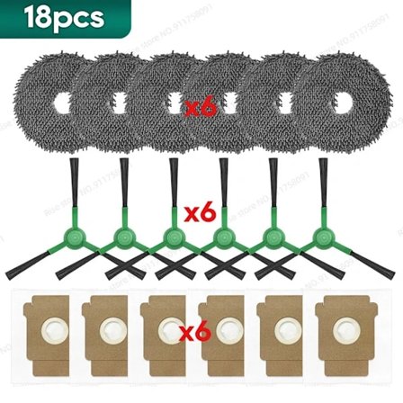 Kompatibel til iRobot Roomba Plus 405 / 505 Combo Reservedele Tilbehør Moppeklud Støvpose