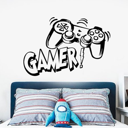 Videospil Tilpasset Gaming Gamer Tag Vinyl Sticker Dekal 40*57CM Ro
