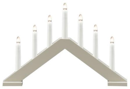 Konstsmide 3985-975 Adventsljusstake 7 ljus Beige, Belysning