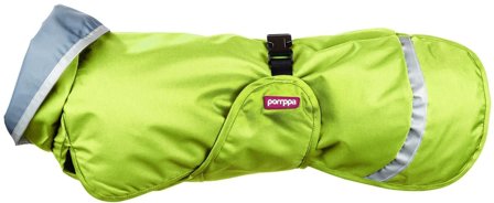 Pomppa Sade koiran sadetakki, 37 - 40 cm, Lime