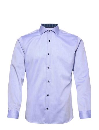 Fine Twill Virginia Skjorte Business Blå Seven Seas Copenhagen