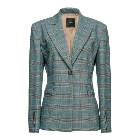 Pinko - Blazer - Blå - Dam - Storlek: L/xl, Dam, Storlek: L/XL