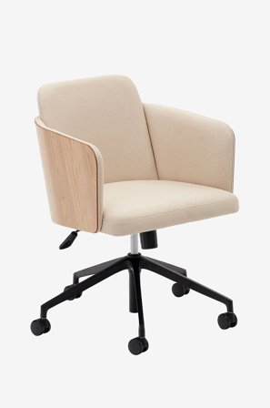 Kave Home - Kontorstol Madai - Brun - Kontorstoler - Fra Homeroom