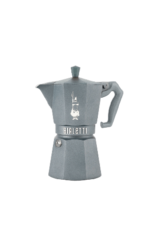 Bialetti Kokare 6 kopp MOKA EXCLUSIVE INDUCTION Grå BIALETTI Köksredskap Unisex 270 ml 18x10,6x20cm