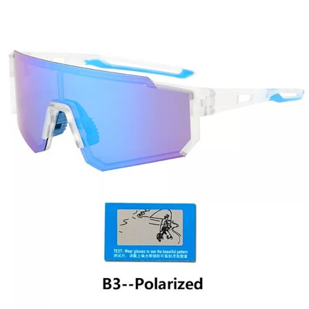 Polarisoidut urheilulasit valokromaattiset miesten ja naisten pyöräilylasit maastopyöräilyyn MTB UV400 aurinkolasit polkupyörän maantielasit