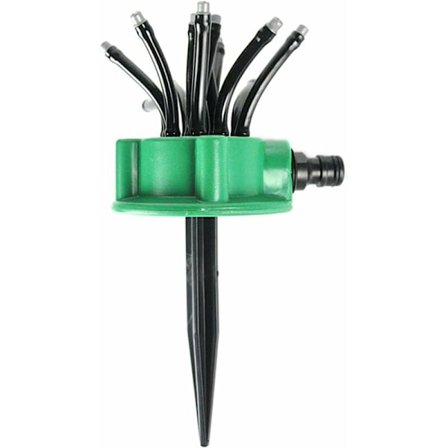 360 graders have automatisk multihoved sprinkler til havearbejde, havearbejde, havearbejde, vandingssprinkler, vandkande, bruser, brusebadsvanding