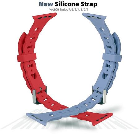Silikone Rem til Apple Watch Band 42-49mm Tilbehør Armbånd Iwatch