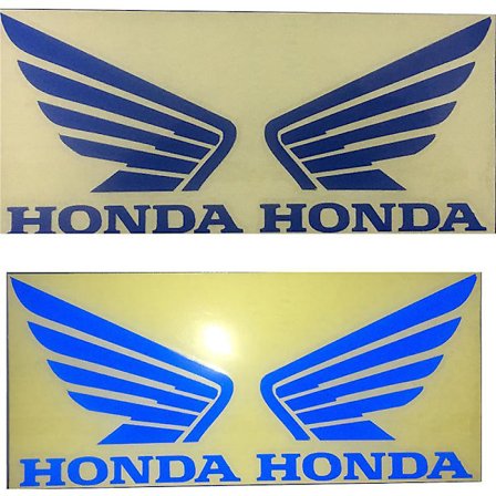 Reflekterende motorsykkelklistremerke for Honda Dekal Moto Wing Dedikerte Scooter Klistremerker Tank Emblem Motorsykkel Deler Bil Styling| |