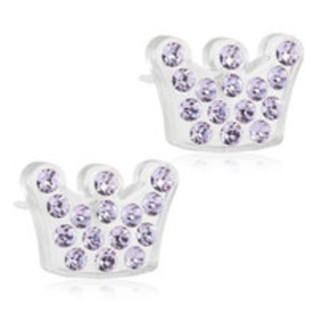 Blomdahl Örhängen MP Brilliance Princess Violett