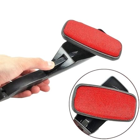 Fjerningsbørste for lo og hår til klær - Fjerner hår fra stoff Svart CNMR